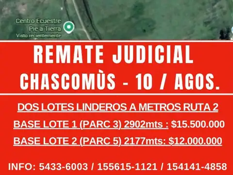 Negocio especial en Venta en Chascomus, Partido de Chascomús