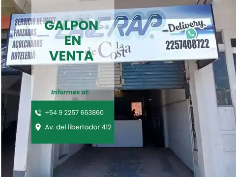 Galpón en Venta en Mar de Ajo, Partido de La Costa