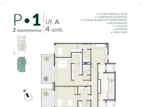 Departamento en Venta en Nordelta, Partido de Tigre