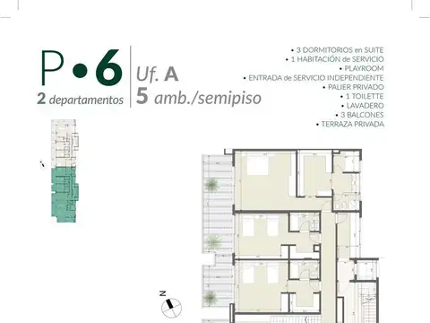 Departamento en Venta en Nordelta, Partido de Tigre