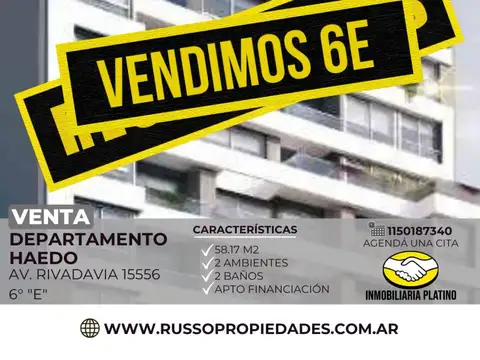 Departamento en Venta en Haedo, Partido de Morón