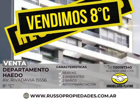Departamento en Venta en Haedo, Partido de Morón