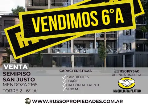 Departamento en Venta en San Justo, Partido de La Matanza