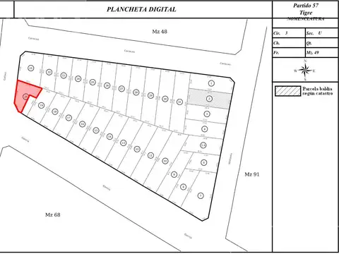 Terreno en Venta en Tigre Centro, Partido de Tigre