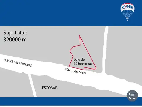 Terreno en Venta en Arroyo Carabelitas, Partido de Campana