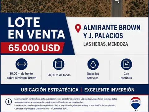 Terreno en Venta en Las Heras, Mendoza