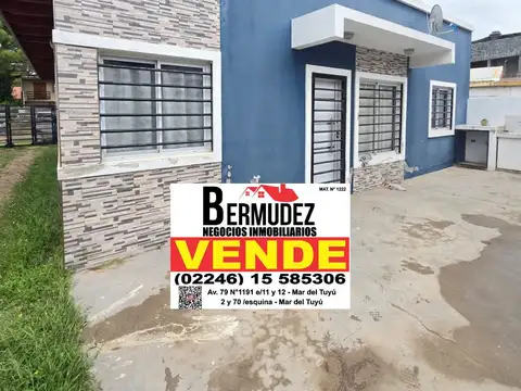 Casa en Venta en Mar del Tuyu, Partido de La Costa