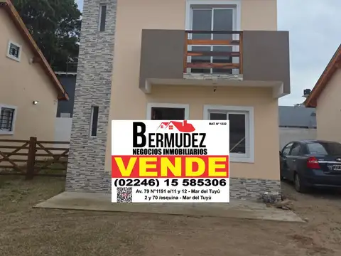 Casa en Venta en Mar del Tuyu, Partido de La Costa