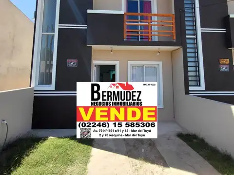 Casa en Venta en Mar del Tuyu, Partido de La Costa