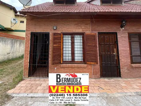 Casa en Venta en Mar del Tuyu, Partido de La Costa