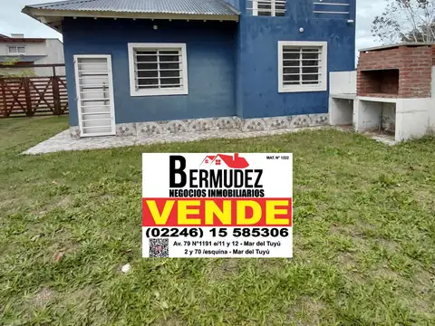 Casa en Venta en Mar del Tuyu, Partido de La Costa