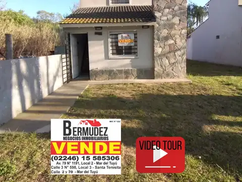 Casa en Venta en Mar del Tuyu, Partido de La Costa