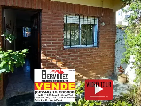 Casa en Venta en Mar del Tuyu, Partido de La Costa