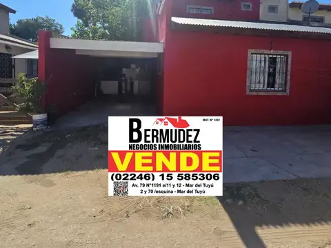 Casa en Venta en Mar del Tuyu, Partido de La Costa