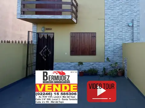 Casa en Venta en Mar del Tuyu, Partido de La Costa