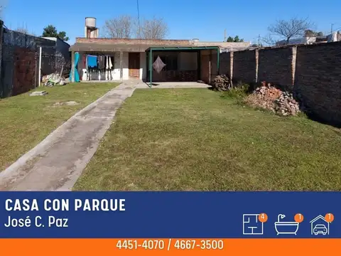 Casa en Venta en Jose Clemente Paz, Partido de José C. Paz