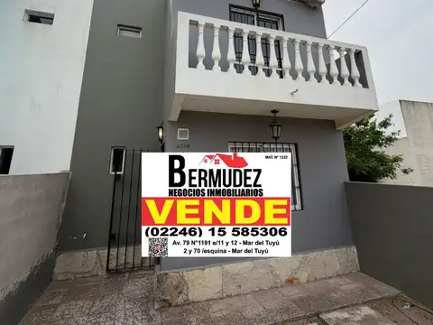 Casa en Venta en Mar del Tuyu, Partido de La Costa