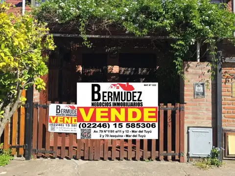 Casa en Venta en Mar del Tuyu, Partido de La Costa