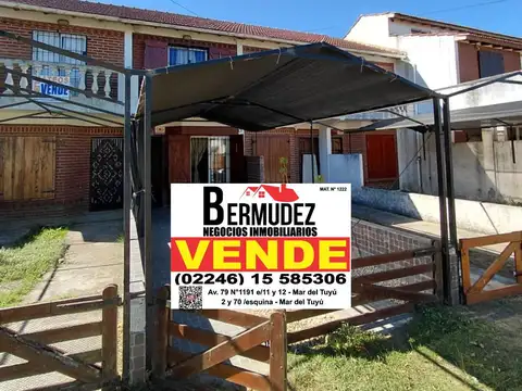 Casa en Venta en Mar del Tuyu, Partido de La Costa