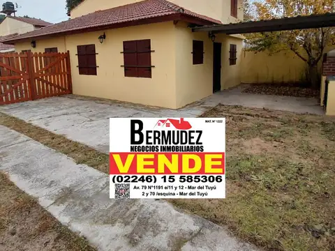 Casa en Venta en Mar del Tuyu, Partido de La Costa