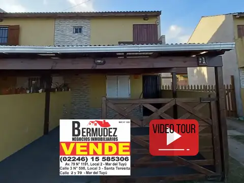 Casa en Venta en Mar del Tuyu, Partido de La Costa