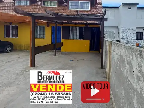 Casa en Venta en Mar del Tuyu, Partido de La Costa