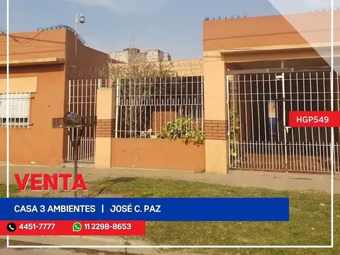 Casa en Venta en Jose Clemente Paz, Partido de José C. Paz