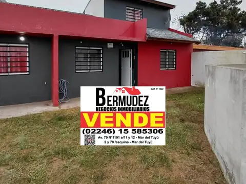 Casa en Venta en Mar del Tuyu, Partido de La Costa