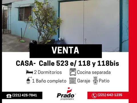 Casa en Venta en La Plata, Partido de La Plata