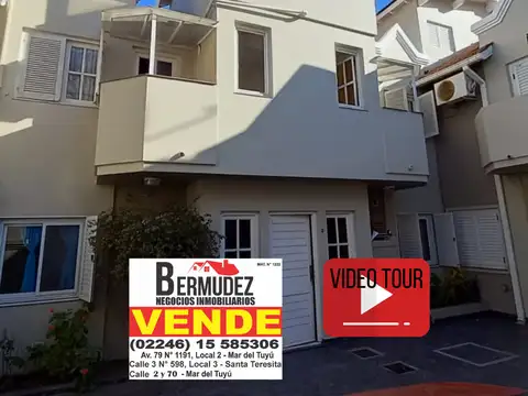 Casa en Venta en Mar del Tuyu, Partido de La Costa