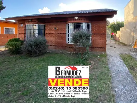 Casa en Venta en Mar del Tuyu, Partido de La Costa