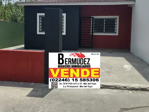 Casa en Venta en Mar del Tuyu, Partido de La Costa
