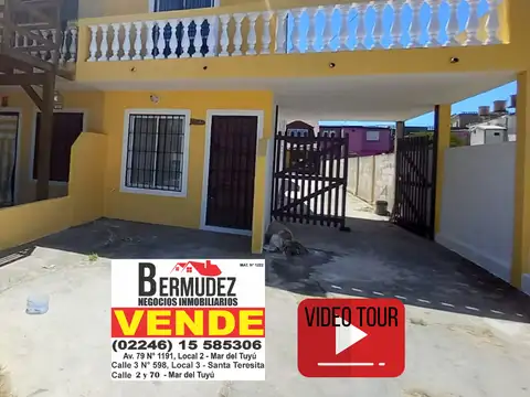 Casa en Venta en Mar del Tuyu, Partido de La Costa