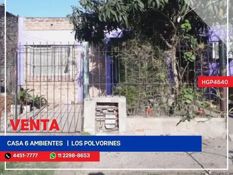 Casa en Venta en Los Polvorines, Partido de Malvinas Argentinas