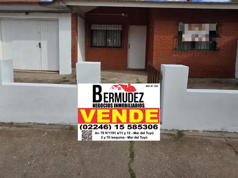 Casa en Venta en Mar del Tuyu, Partido de La Costa