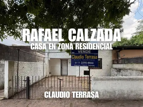 Casa en Venta en Rafael Calzada, Partido de Almirante Brown