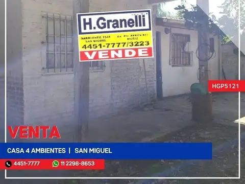 Casa en Venta en San Miguel, Partido de San Miguel