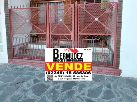 Casa en Venta en Mar del Tuyu, Partido de La Costa