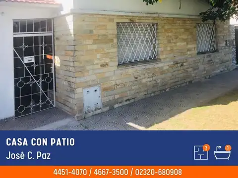 Casa en Venta en Jose Clemente Paz, Partido de José C. Paz
