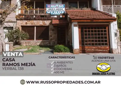 Casa en Venta en Ramos Mejia, Partido de La Matanza