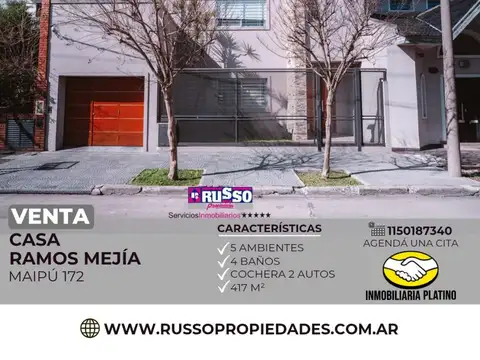Casa en Venta en Ramos Mejia, Partido de La Matanza