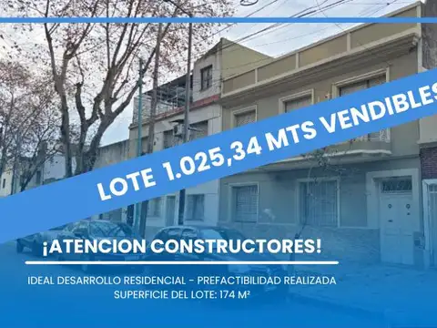 Terreno en Venta en Villa Devoto, CABA