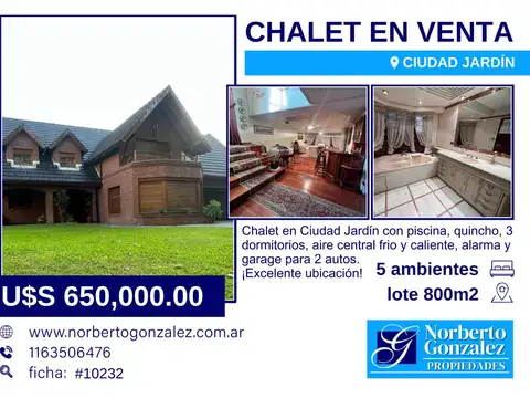 Casa en Venta en Ciudad Jardin del Palomar, Partido de Tres de Febrero
