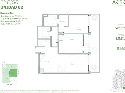 Departamento en Venta en Chacarita, Capital Federal