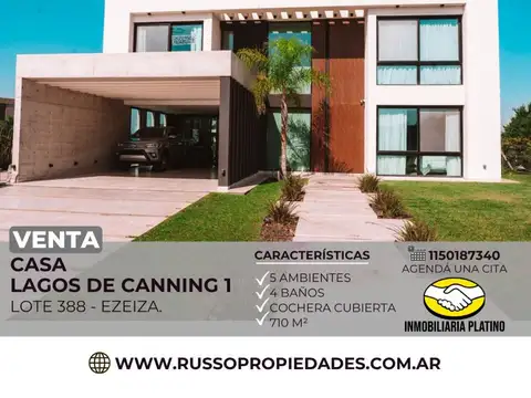 Casa en Venta en Lagos De Canning, Countries y Barrios Cerrados en Esteban Echeverria
