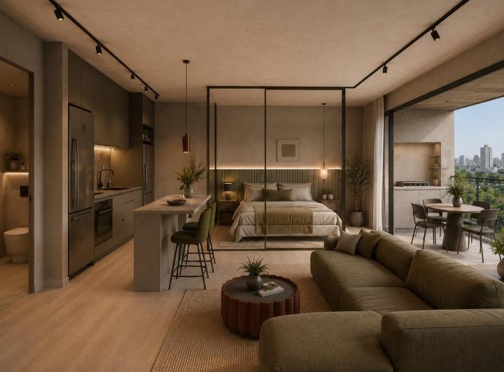 Departamento · 25m² · 1 Ambiente