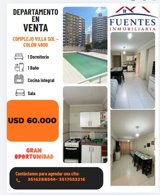 🏡 ¡OPORTUNIDAD EN VILLA SOL! | PB 1 DORMITORIO