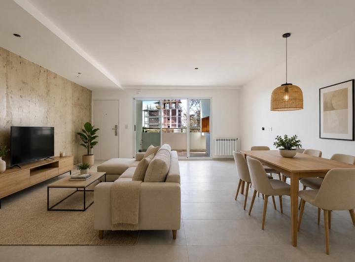Departamento · 77m² · 3 Ambientes · 1 Cochera