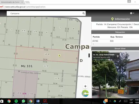 Terreno en Venta en Campana, Partido de Campana