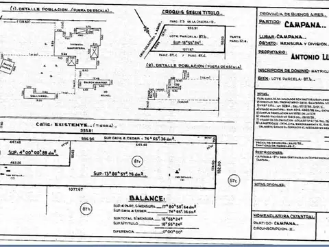 Terreno en Venta en Campana, Partido de Campana
